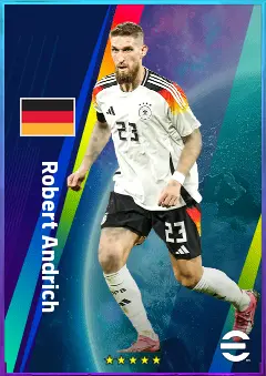 Robert Andrich eFootball 2026 player card, 81 OVR DMF