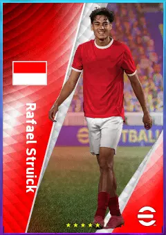 Rafael Struick eFootball 2026 player card, 76 OVR CF