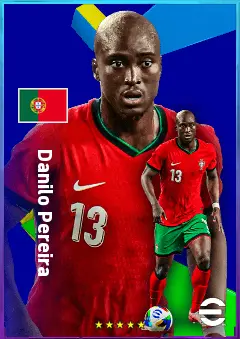 Danilo Pereira eFootball 2026 player card, 82 OVR CB