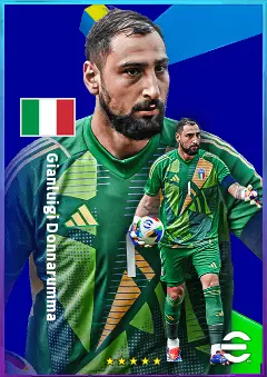 Gianluigi Donnarumma eFootball 2026 player card, 85 OVR GK