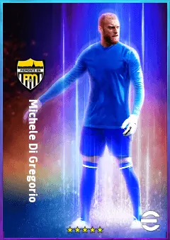 Michele Di Gregorio eFootball 2026 player card, 83 OVR GK