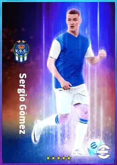 Sergio Gómez eFootball 2026 player card, 79 OVR LB