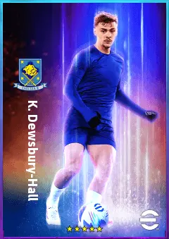 K. Dewsbury-Hall eFootball 2026 player card, 80 OVR CMF