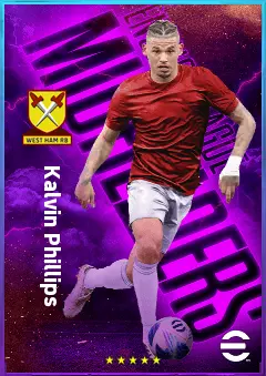 Kalvin Phillips eFootball 2026 player card, 81 OVR DMF