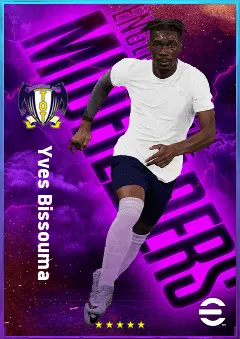 Yves Bissouma eFootball 2026 player card, 82 OVR DMF