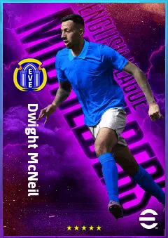 Dwight McNeil eFootball 2026 player card, 81 OVR LMF