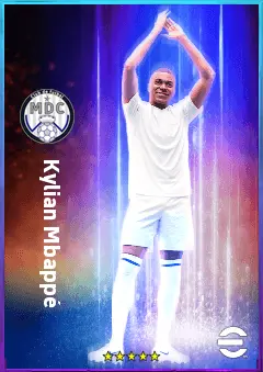 Kylian Mbappé eFootball 2026 player card, 86 OVR CF