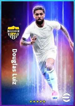Douglas Luiz eFootball 2026 player card, 83 OVR CMF