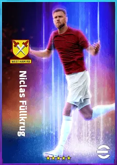 Niclas Füllkrug eFootball 2026 player card, 81 OVR CF