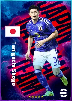 Taniguchi Shogo eFootball 2026 player card, 78 OVR CB