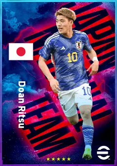 Doan Ritsu eFootball 2026 player card, 81 OVR RWF