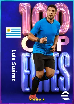 Luis Suárez eFootball 2026 player card, 81 OVR CF