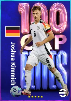 Joshua Kimmich eFootball 2026 player card, 84 OVR CMF