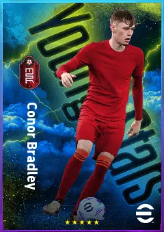 Conor Bradley eFootball 2026 player card, 79 OVR RB