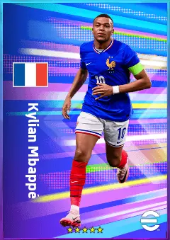 Kylian Mbappé eFootball 2026 player card, 86 OVR CF