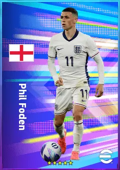 Phil Foden eFootball 2026 player card, 85 OVR RWF
