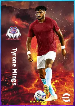 Tyrone Mings eFootball 2026 player card, 81 OVR CB