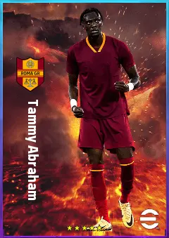 Tammy Abraham eFootball 2026 player card, 82 OVR CF