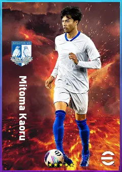 Mitoma Kaoru eFootball 2026 player card, 81 OVR LMF