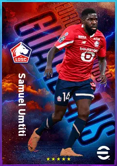 Samuel Umtiti eFootball 2026 player card, 79 OVR CB