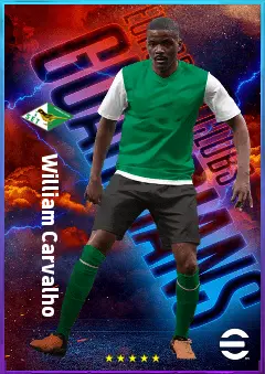 William Carvalho eFootball 2026 player card, 81 OVR DMF