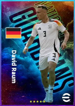 David Raum eFootball 2026 player card, 81 OVR LB