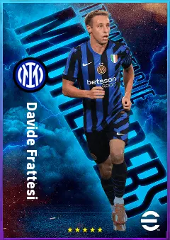 Davide Frattesi eFootball 2026 player card, 82 OVR CMF