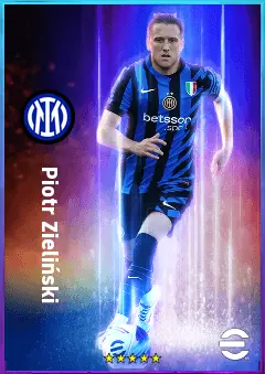 Piotr Zieliński eFootball 2026 player card, 82 OVR CMF