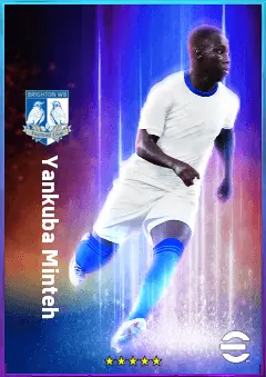 Yankuba Minteh eFootball 2026 player card, 81 OVR RWF