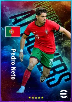 Pedro Neto eFootball 2026 player card, 84 OVR RWF