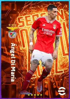 Ángel Di María eFootball 2026 player card, 82 OVR RWF