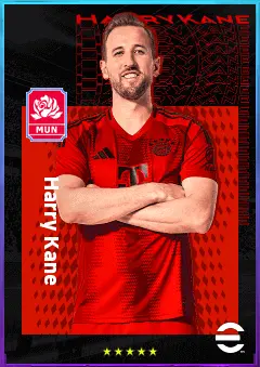 Harry Kane eFootball 2026 player card, 86 OVR CF