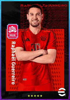 Raphaël Guerreiro eFootball 2026 player card, 83 OVR LB