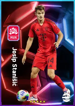 Josip Stanišić eFootball 2026 player card, 79 OVR RB