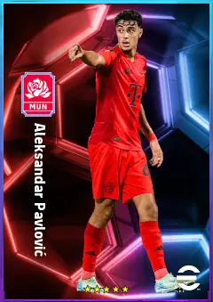Aleksandar Pavlović eFootball 2026 player card, 81 OVR DMF