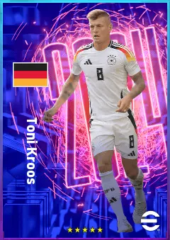 Toni Kroos eFootball 2026 player card, 82 OVR CMF