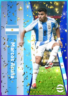 Marcos Acuña eFootball 2026 player card, 81 OVR LB