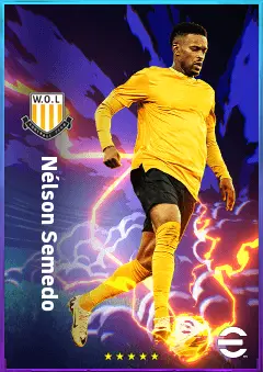 Nélson Semedo eFootball 2026 player card, 81 OVR RB