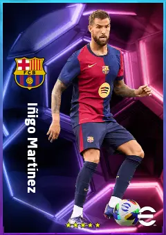 Iñigo Martínez eFootball 2026 player card, 81 OVR CB