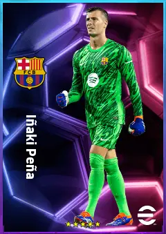 Iñaki Peña eFootball 2026 player card, 79 OVR GK