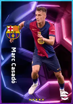 Marc Casadó eFootball 2026 player card, 78 OVR DMF