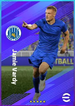 Jamie Vardy eFootball 2026 player card, 79 OVR CF