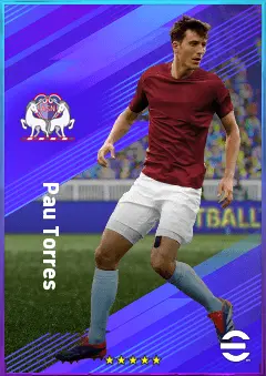 Pau Torres eFootball 2026 player card, 83 OVR CB