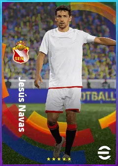 Jesús Navas eFootball 2026 player card, 80 OVR RB