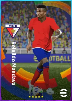 Reinildo Mandava eFootball 2026 player card, 80 OVR LB
