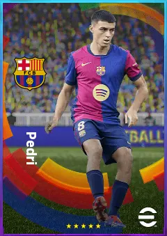 Pedri eFootball 2026 player card, 85 OVR CMF