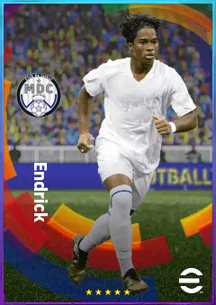 Endrick eFootball 2026 player card, 82 OVR CF