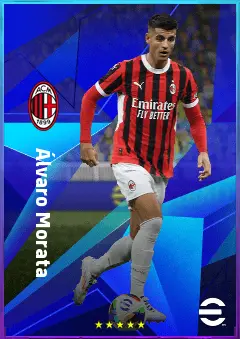 Álvaro Morata eFootball 2026 player card, 83 OVR CF