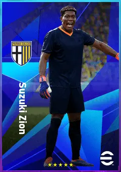 Suzuki Zion eFootball 2026 player card, 80 OVR GK