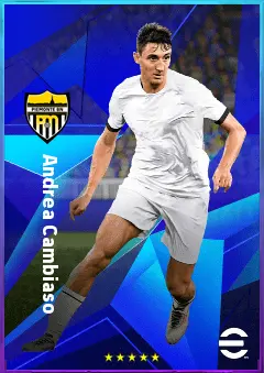 Andrea Cambiaso eFootball 2026 player card, 81 OVR LB